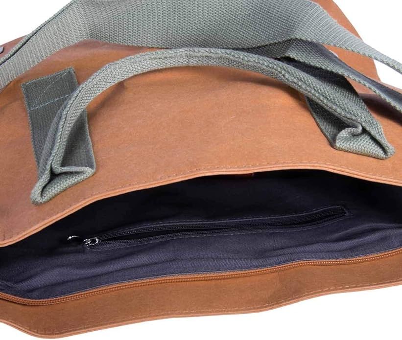 Torebka Damska SHOPPER na ramię z Wegańskiego papieru KRAFT WOLA BEŻ