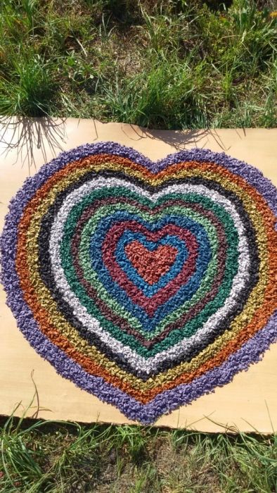 Технология (бизнес) покраски щебня,керамзита,песка.Цветной щебень.