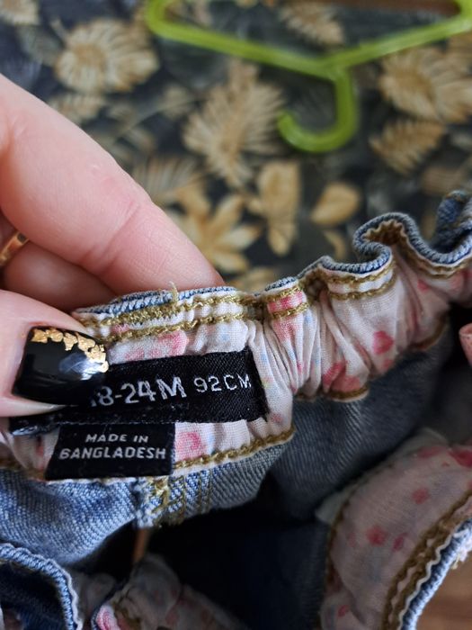 Spodenki jeans 92