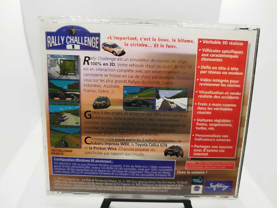 Rally Challenge PC CD-ROM Original SoftKey Windows 95