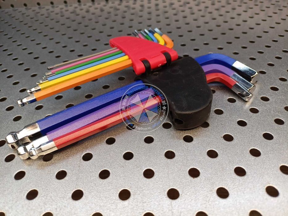 Klucze imbusowe 1,5-10mm 9-el. KULA HEX długie imbusy zestaw imbusów