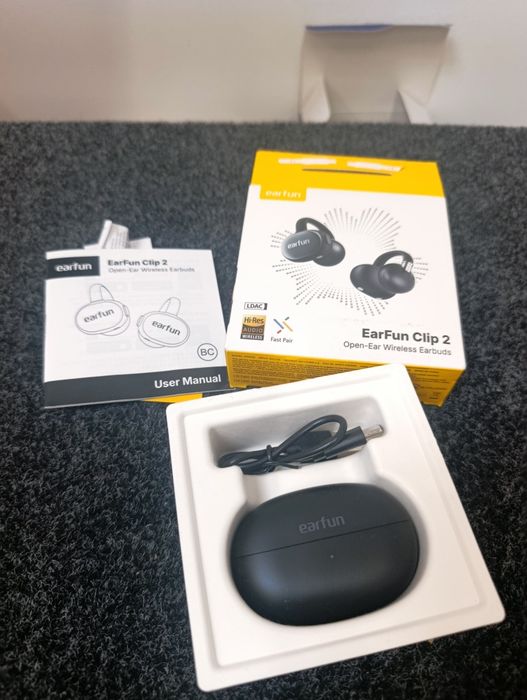 Słuchawki bezprzewodowe EarFun Clip 2 Open-Ear LDAC Bluetooth 6.0