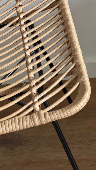 Cadeiras Sklum em rattan sintético. Cor Natural. Pack 2