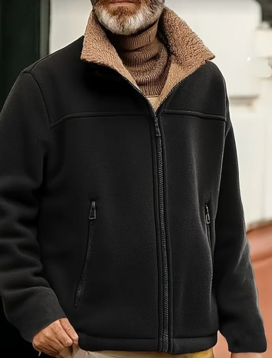 Чоловіча куртка - толстовка з екохутром.