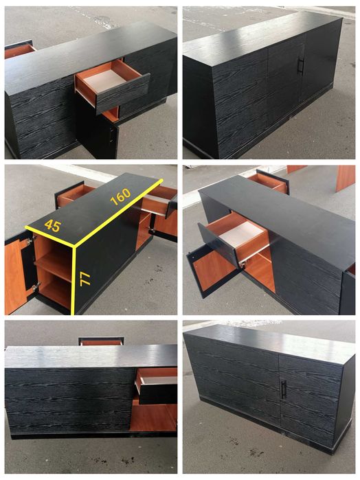 Офисный хозяйственный комод  (тумба с дверцами)