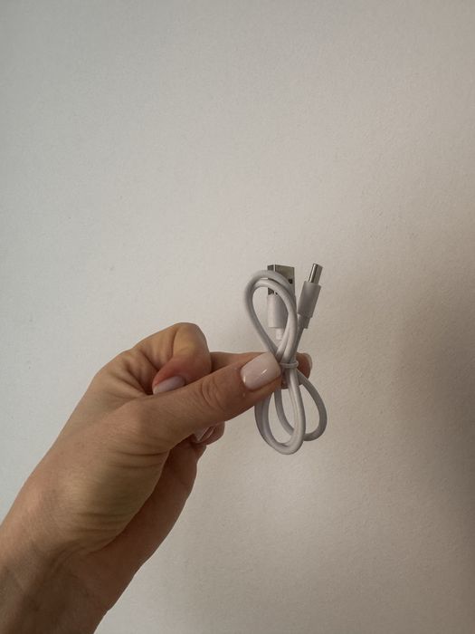 Kabel micro USB USB C, biały kabel USBC