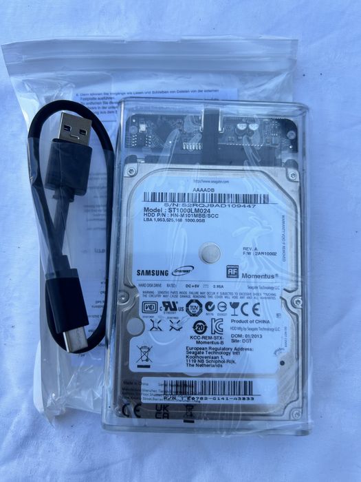 Dysk przenośny SAMSUNG 1TB - USB C