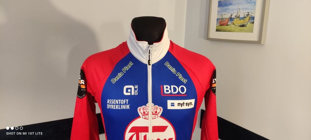 Ciepła bluza kolarska ALE windstopper na rower kurtka rowerowa ociepla
