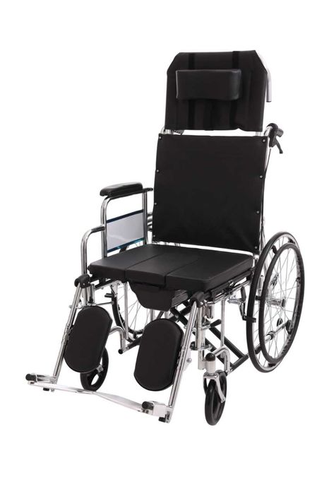 Інвалідний візок з туалетом сталевий MED1-KY608GC-51