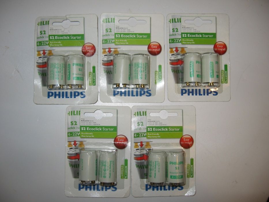 Стартер для люминесцентных ламп 4-22W Philips Голландия