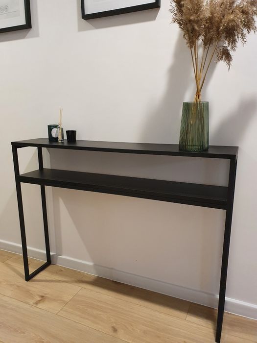 Konsola LOFT toaletka półka metal profil