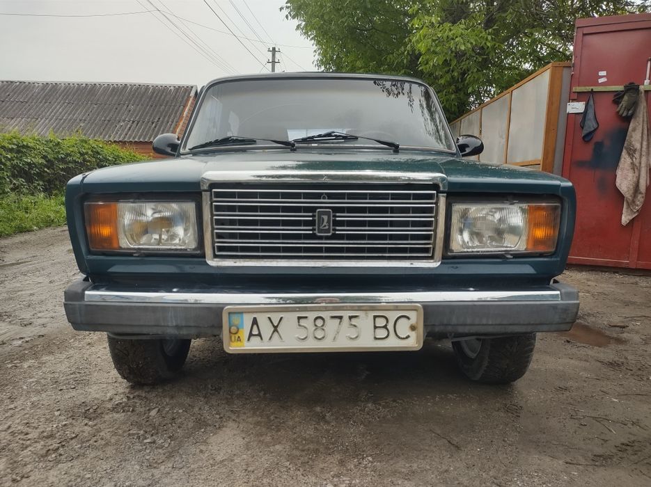 Ваз 2107 на полном ходу