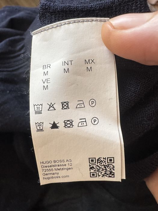 Мужской гольф из шерсти Hugo Boss M