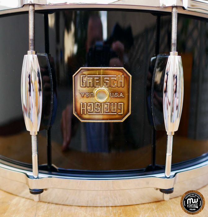 ‼️ Werbel Gretsch Square Badge Jasper 14” x 7” Fat Flying Vintage ‼️