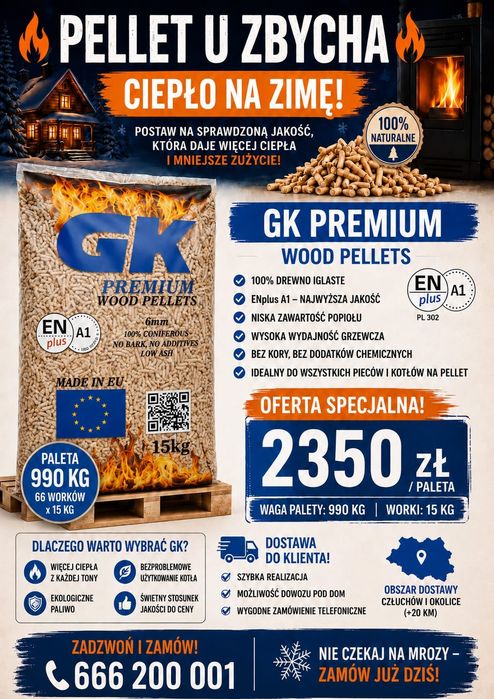 Pellet Sylva.Poltarex.GK Premium 15 KG