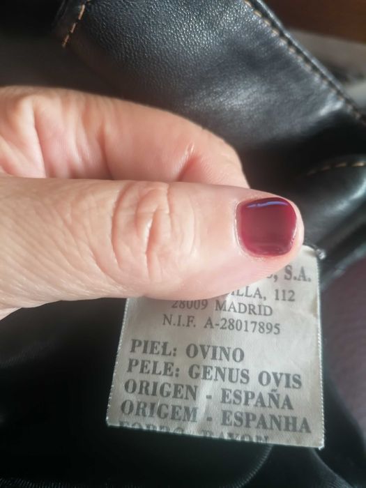 Casaco senhora em pele / couro