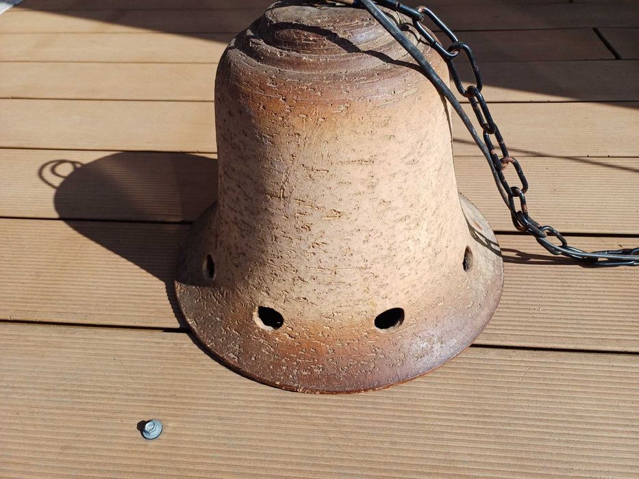 Lampa wiszaca gliniana
