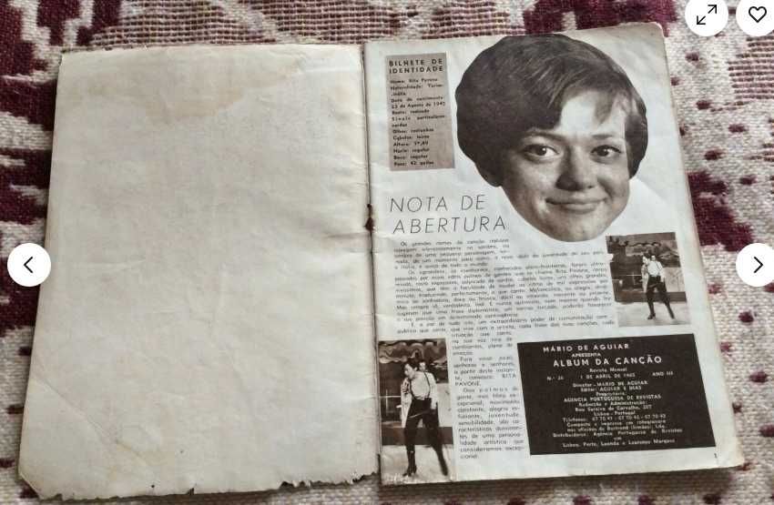 Rita Pavone Canção Italiana Amália Rodrigues