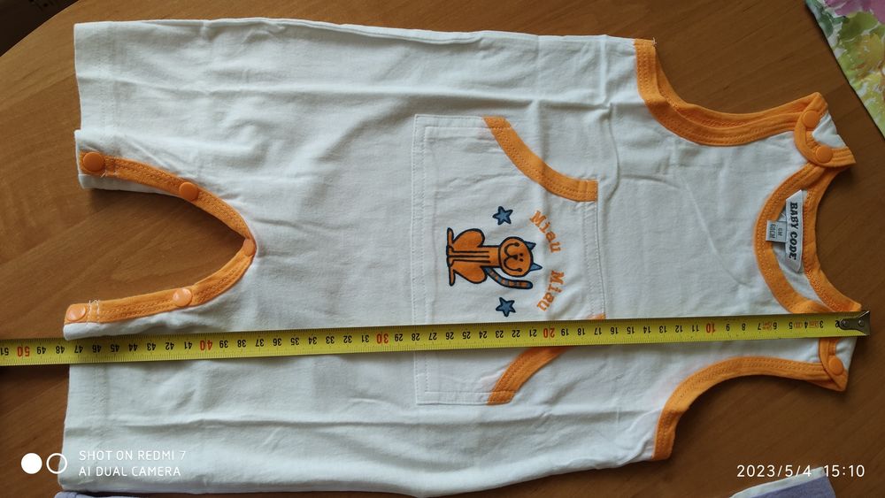 Pajacyki / śpiochy / body niemowlęce na lato -> 2 szt., roz. 68 cm (6