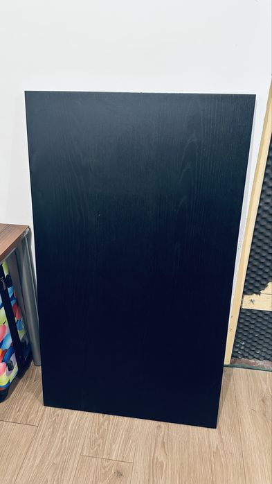 Blat biurko , stol. 70x120 3cm grubosc czarny