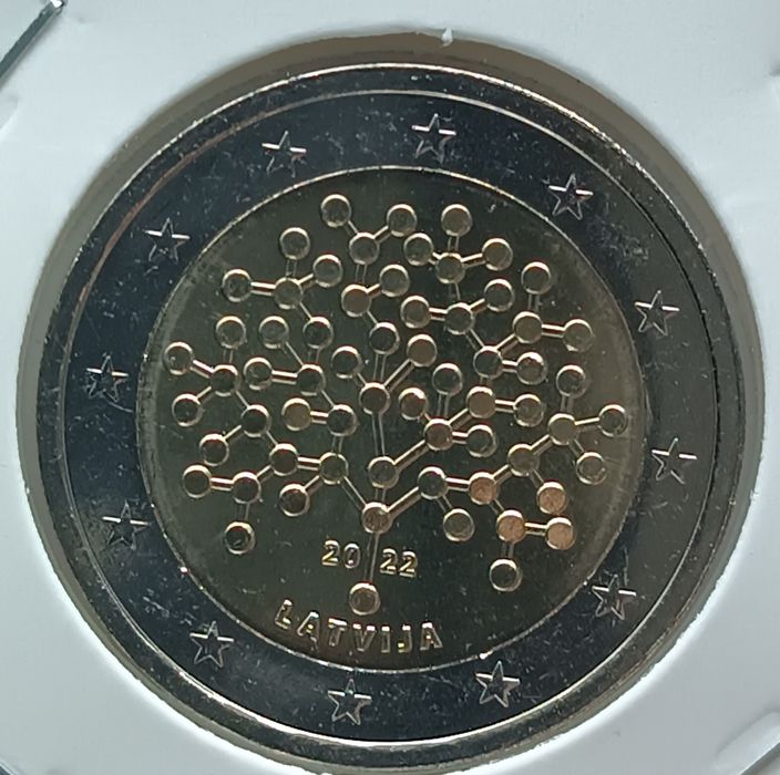 2€  moedas da Letónia ..