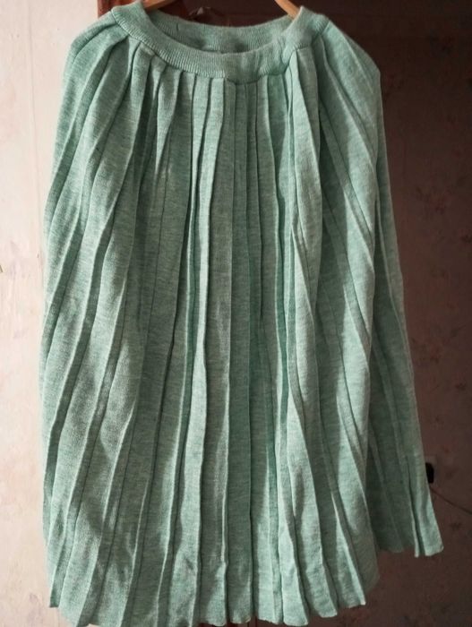 свитер , юбка вязаные