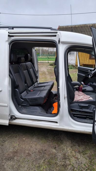 Samochód VW Caddy Maxi DSG Biały Kamper Van
