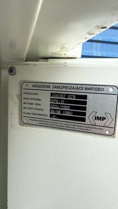 Sejf JAKUSZ Klasa VI