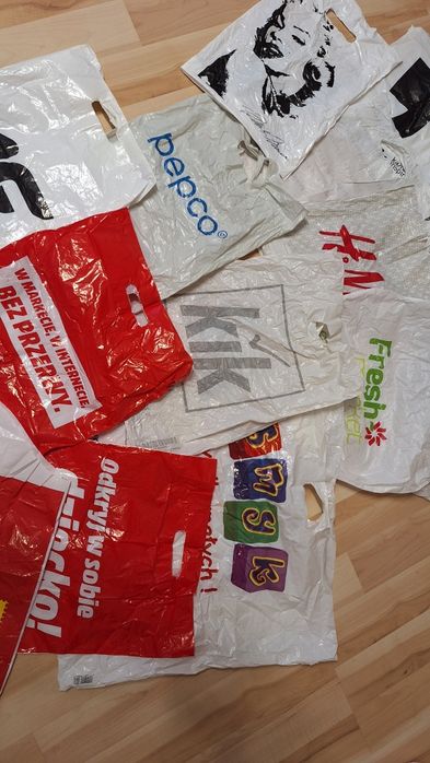 Stare retro reklamówki 18 szt