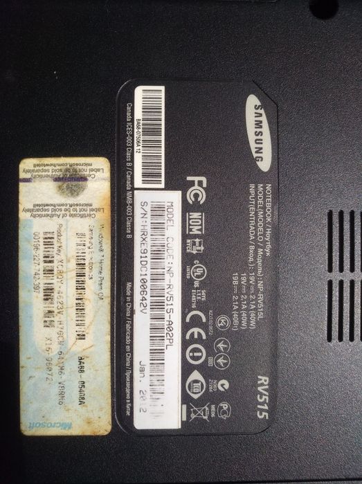 Ноутбук Samsung RV515