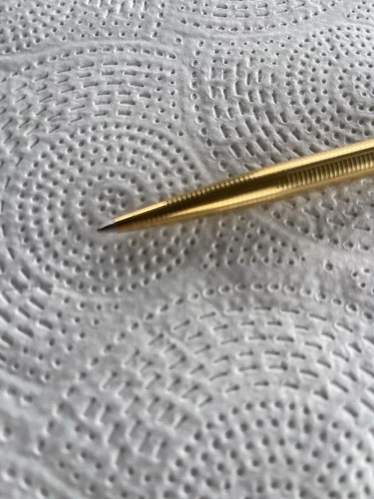 Caneta esferográfica PARKER 75 INSIGNIA 14 k GOLD FILLED- VINTAGE USA.