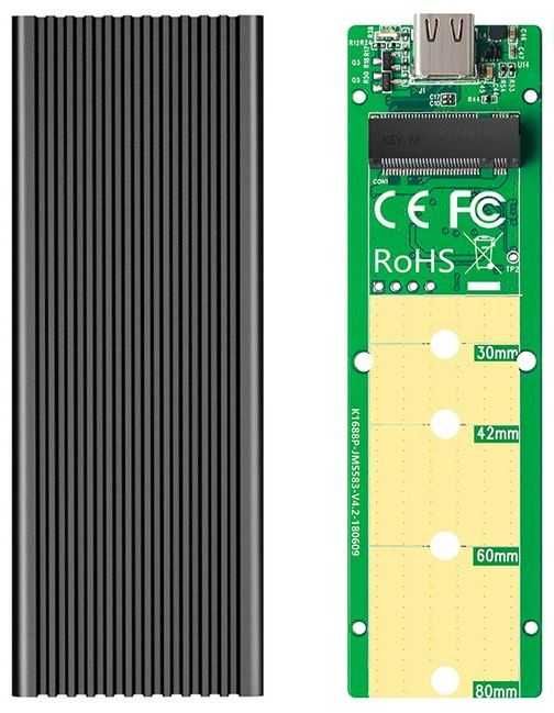 Продаю зовнішню кишеню ''Maiwo'' (K1687P2) для M.2 SSD NVMe (PCIe) та M.2 SSD SATA (NGFF)