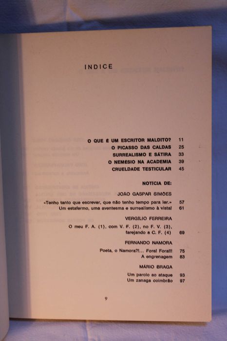 1ª edição de "Literatura Comestível" (1972), de Luís Pacheco
