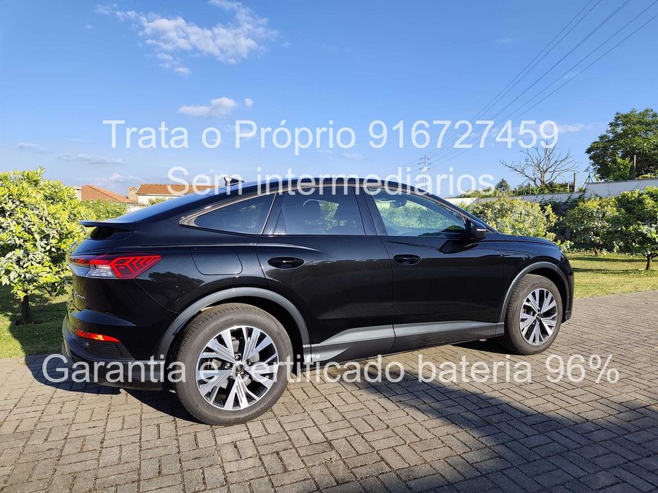 Audi Q4 sporback 40 (82kwh) certificado bateria 96% garantia
