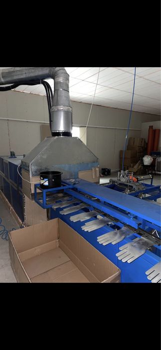 Лінія для нанесення пвх на перчатки