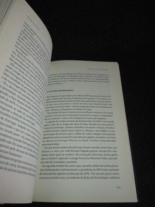 Livro O Último Banqueiro Ascensão e Queda de Ricardo Salgado