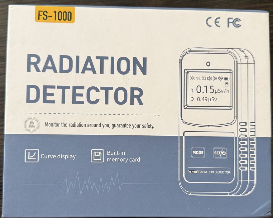 Дозиметр FS-1000 – портативний детектор радіації