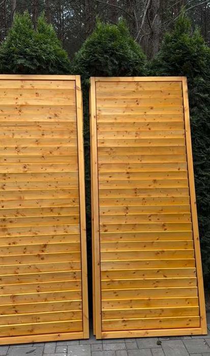 Żaluzje ogrodowe drewniane Shutters – panel na taras