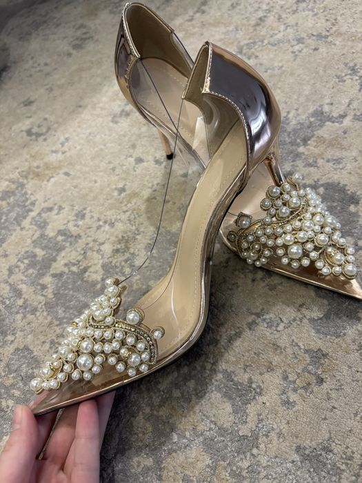 Туфлі лодочки прозорі