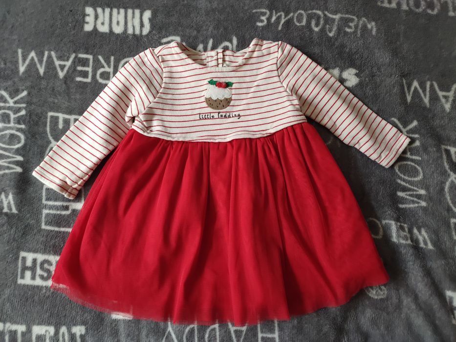 Sukienka Next rozm. 9-12 m-cy