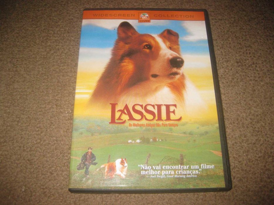 DVD "Lassie: Os Melhores Amigos São Para Sempre" com Helen Slater/Raro