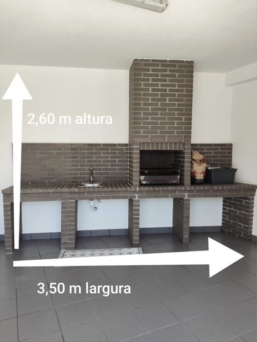Churrasqueira com Lavatorio