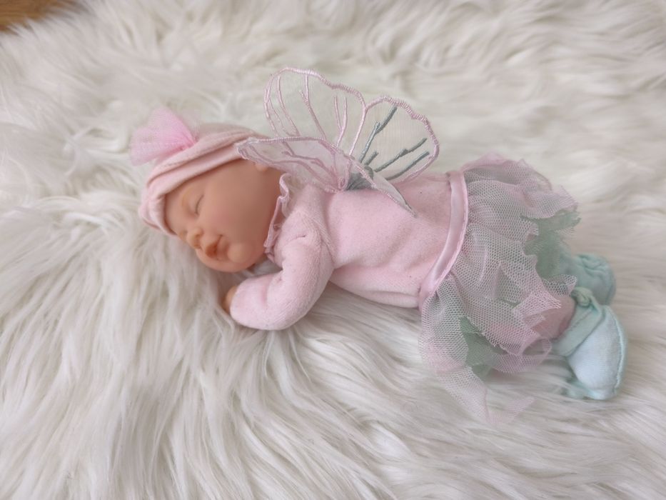 Колекційна лялька  спляча фея зайчик їжачок Anne Geddes