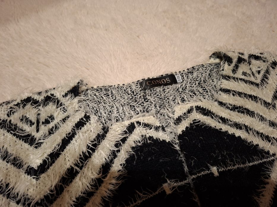 Kardigan włochaty bez wad