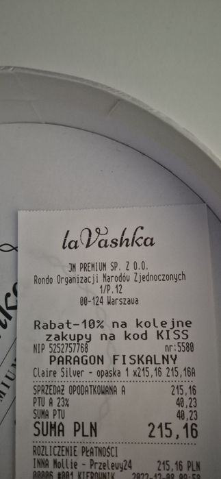 Opaska do włosów la Vashka