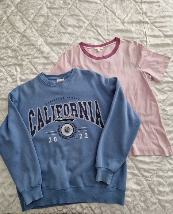 T-Shirt Clean Cut Regular S COS + Sweatshirt Pull&Bear S