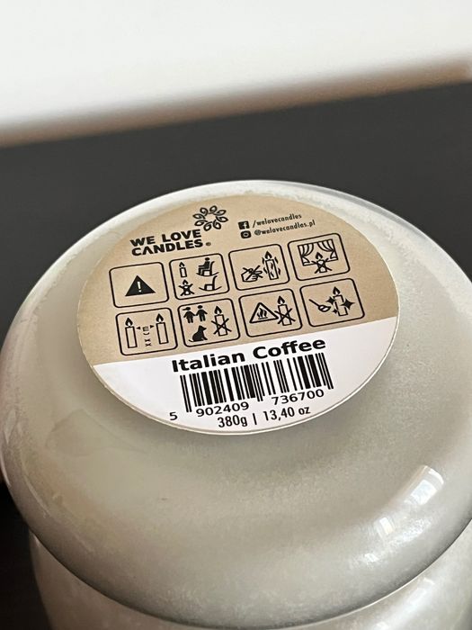 Свічка з ароматом італійської кави нова