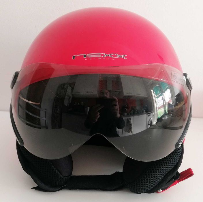 Capacete NEXX SX.60 VF Vision Flex Vermelho