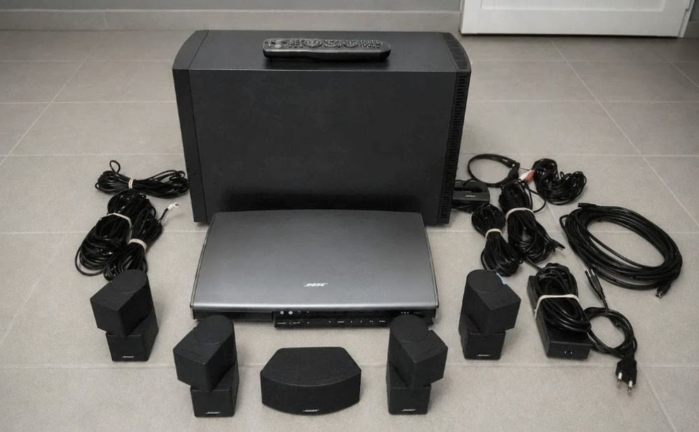 Sistema BOSE Completo V35 "NOVO" Topo de Gama Preto/Branco