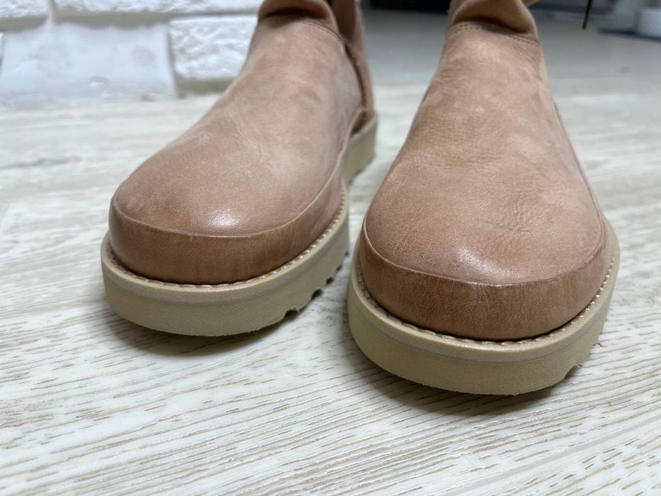 UGG Deconstructed Mini Zip шкіряні жіночі ботинки
